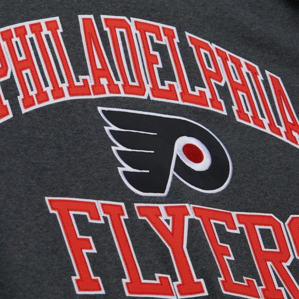 Philadelphia Flyers - Mitchell & Ness Playoff Win Fleece Pullover Sweatshirt Charcoal