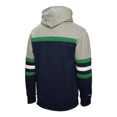 Vancouver Canucks - Mitchell & Ness Head Coach Pullover Hoodie Navy/Gray