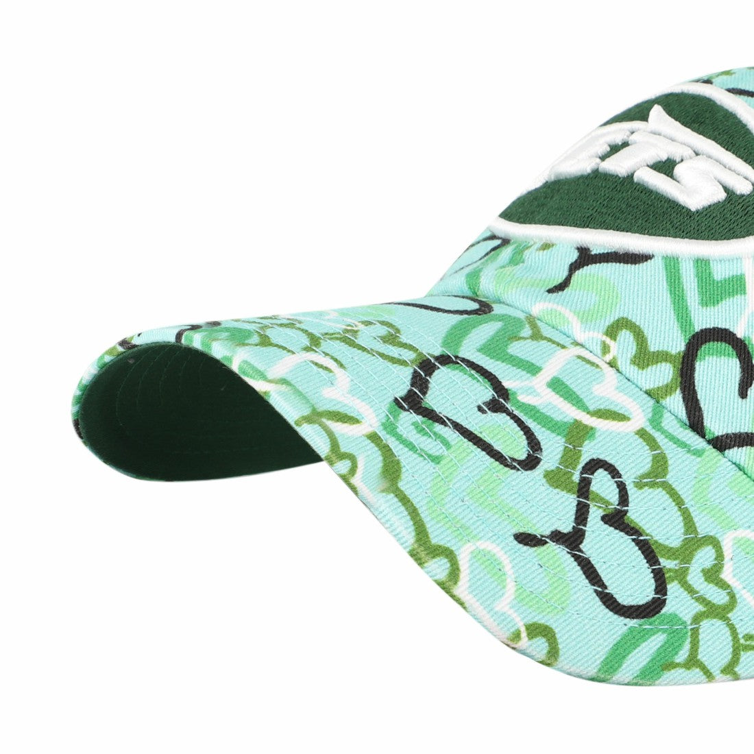 New York Jets '47 Girls Preschool Mural Clean Up Adjustable Hat Green - 47 brand