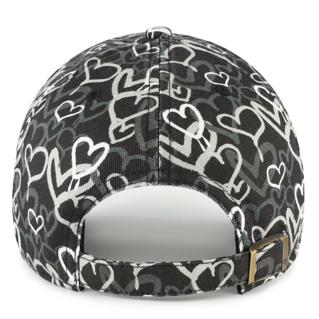 Las Vegas Raiders '47 Girls Preschool Mural Clean Up Adjustable Hat Black - 47 brand