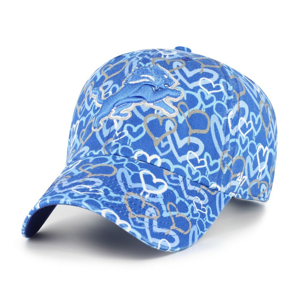 Detroit Lions '47 Girls Preschool Mural Clean Up Adjustable Hat Blue - 47 brand
