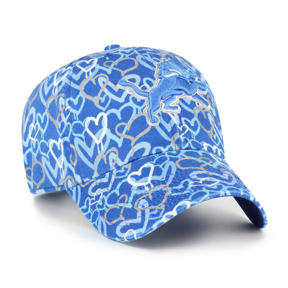 Detroit Lions '47 Girls Preschool Mural Clean Up Adjustable Hat Blue - 47 brand