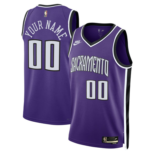 Sacramento Kings Unisex Adult Swingman Custom Jersey - Classic Edition - Purple | NBA Jerseys