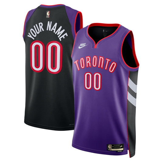 Toronto Raptors Unisex Adult Swingman Custom Jersey - Classic Edition - Purple | NBA Jerseys