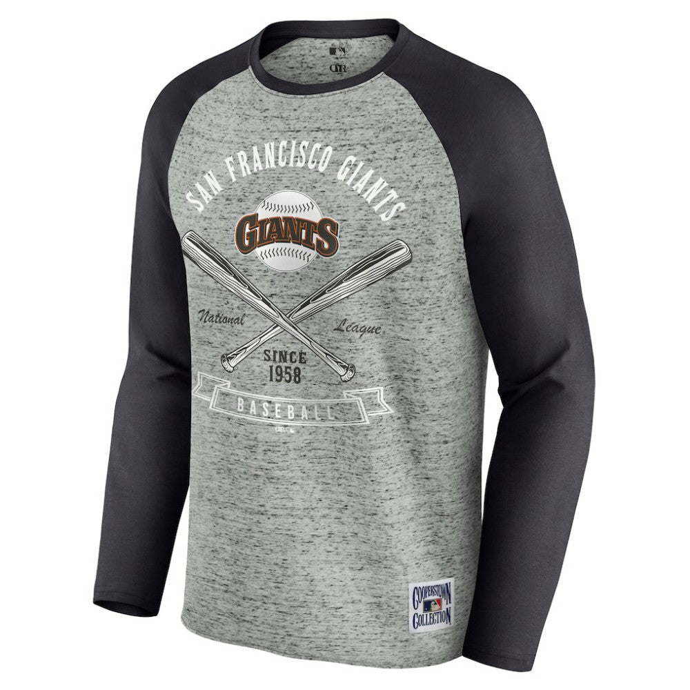 San Francisco Giants Darius Rucker Collection by Fanatics Raw Edge Raglan Long Sleeve Baseball T-Shirt Online