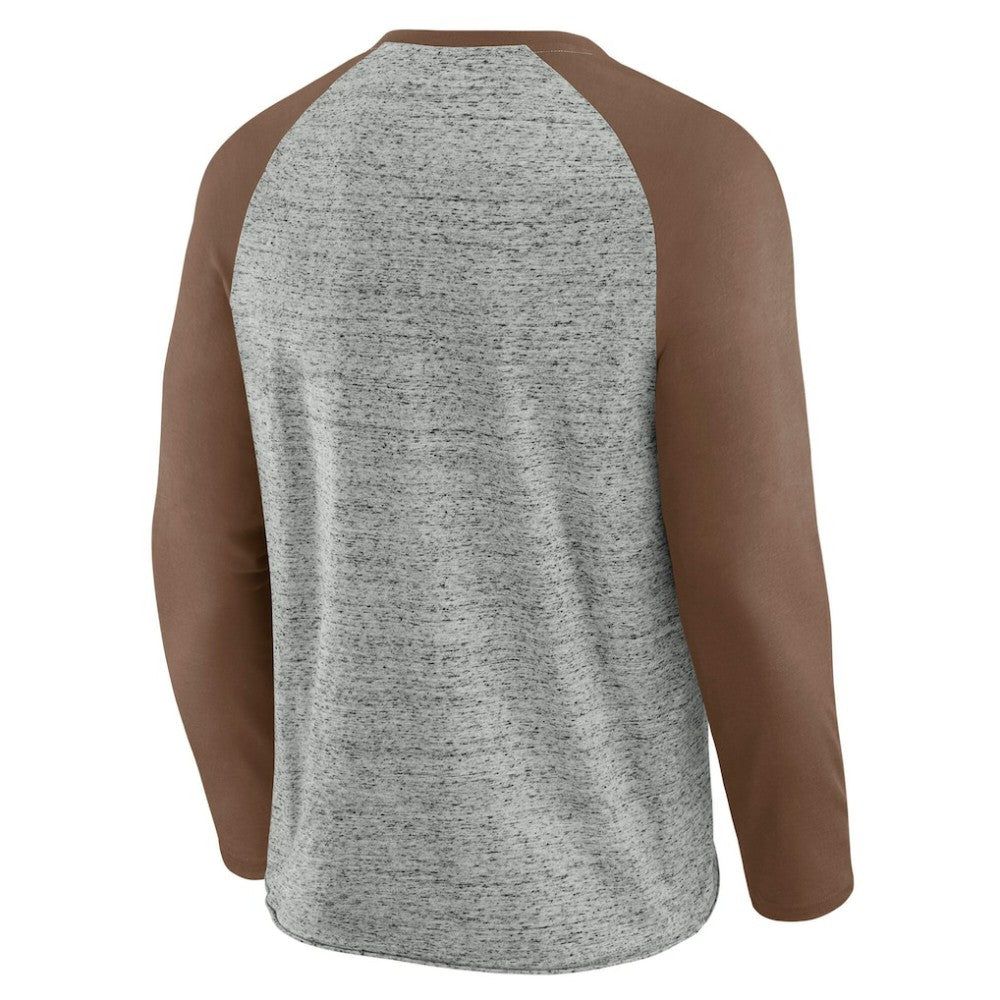 San Diego Padres Darius Rucker Collection by Fanatics Raw Edge Raglan Long Sleeve Baseball T-Shirt Lifestyle