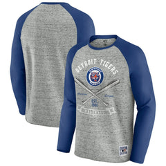 Detroit Tigers Darius Rucker Collection by Fanatics Raw Edge Raglan Long Sleeve Baseball T-Shirt Online