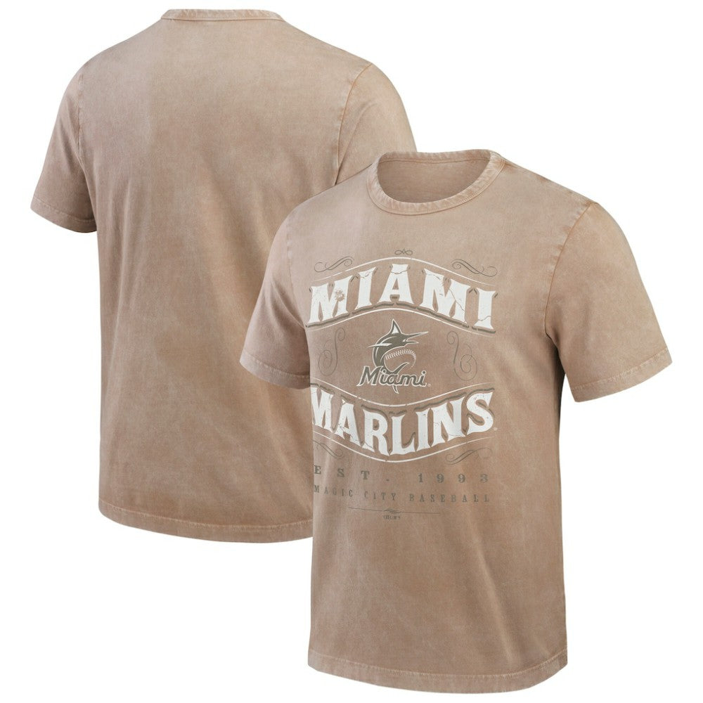 Miami Marlins Darius Rucker Collection by Fanatics Sunfaded T-Shirt Near Me