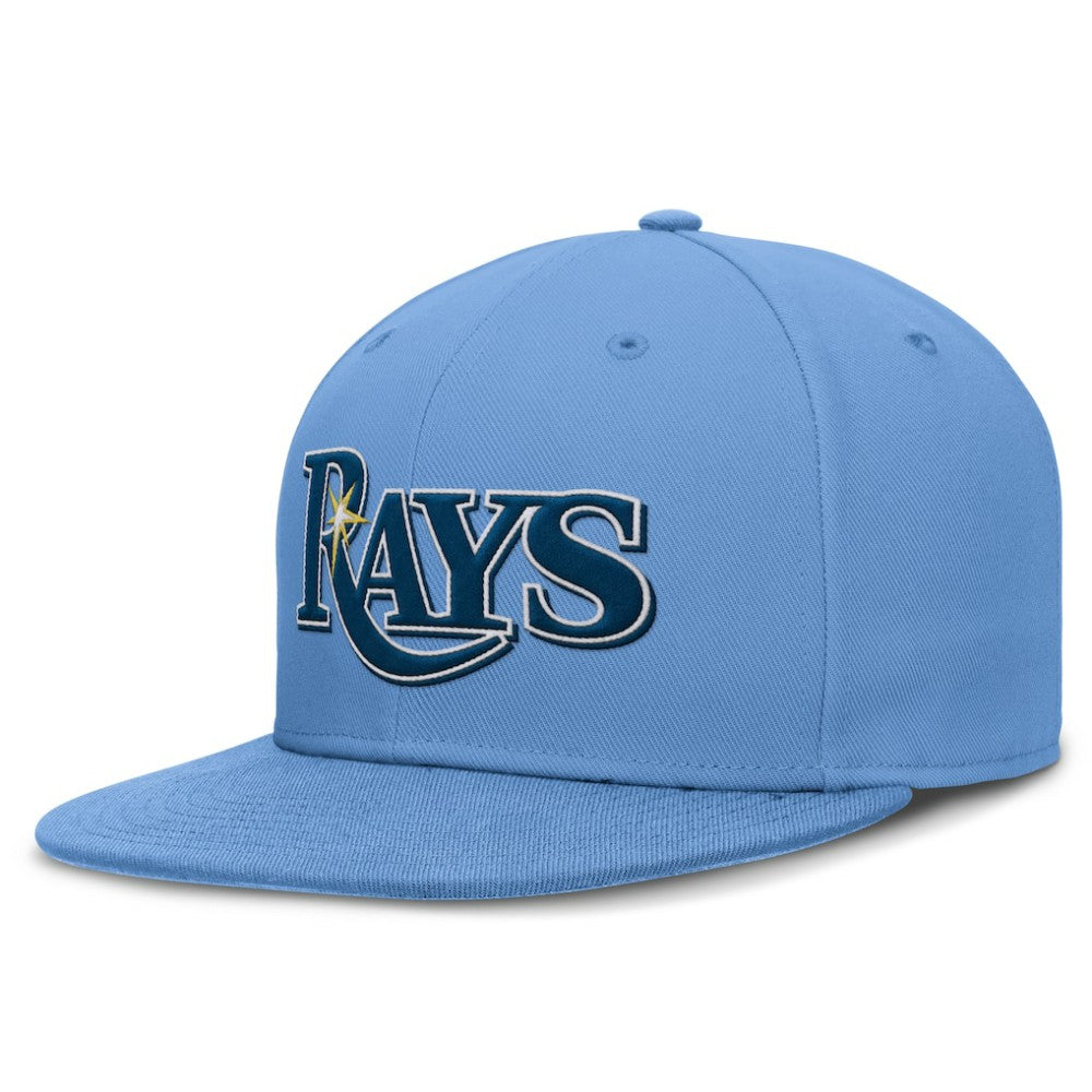 Tampa Bay Rays Nike True Round Bill Performance Fitted Hat Lifestyle
