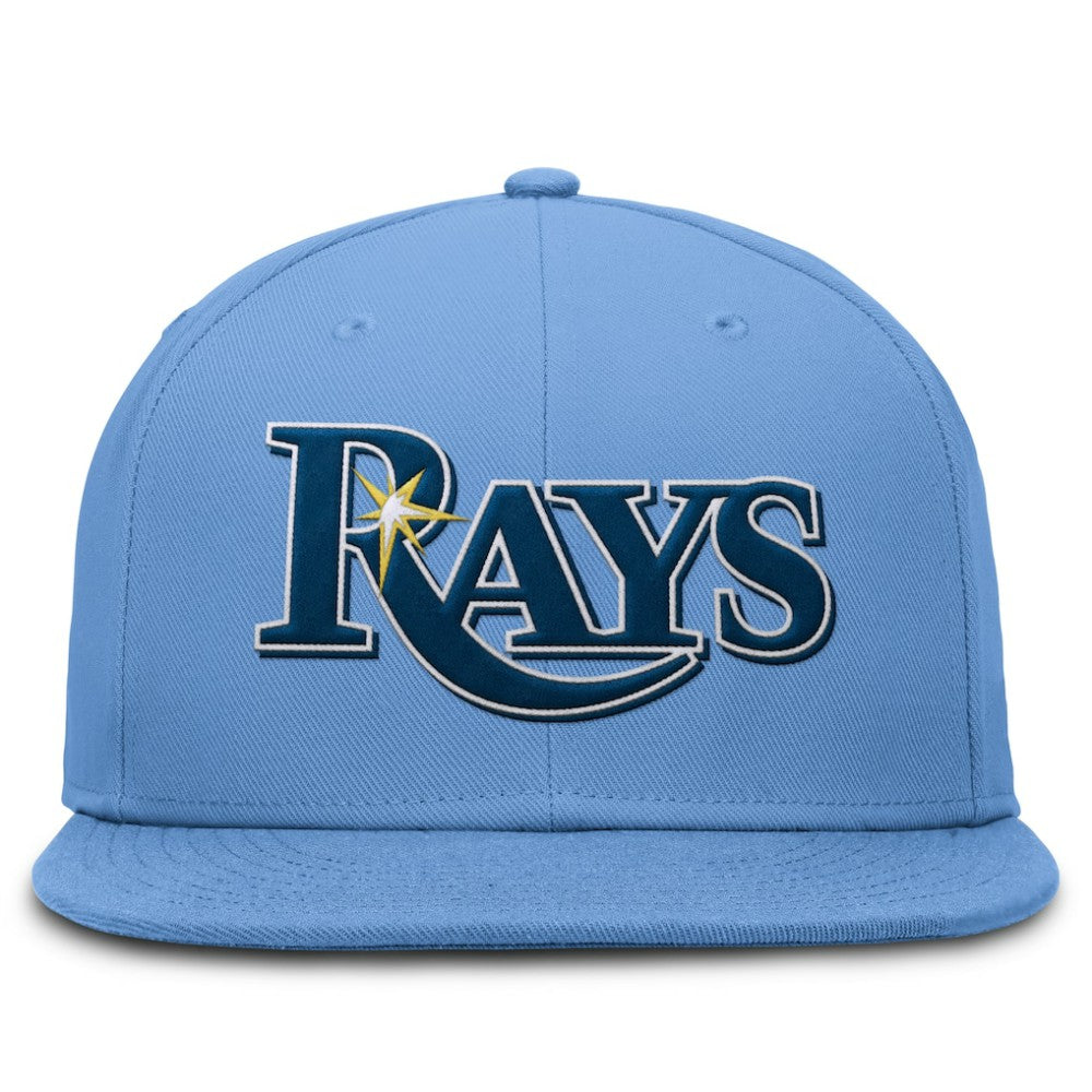 Tampa Bay Rays Nike True Round Bill Performance Fitted Hat Lifestyle