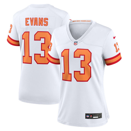 Mike Evans '76 Tampa Bay Buccaneers Women's Game Jersey - White | NFL Jerseys