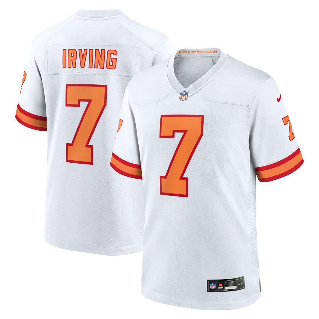 Bucky Irving '76 Tampa Bay Buccaneers Game Jersey White - Nike
