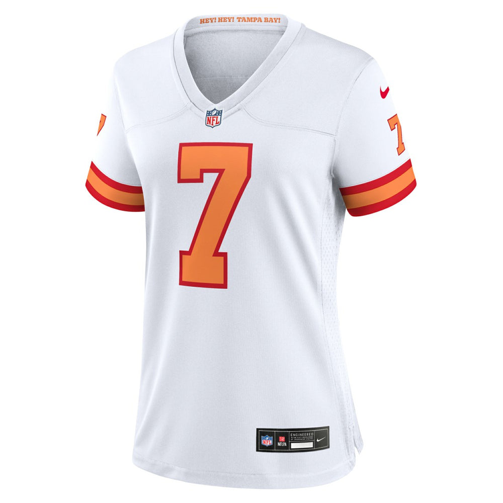 Bucky Irving '76 Tampa Bay Buccaneers Women's Game Jersey White - Nike