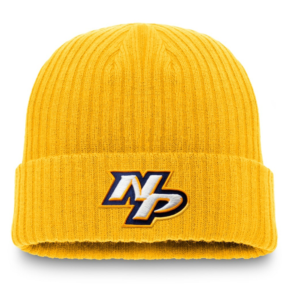 Nashville Predators - Fanatics Component Cuffed Knit Hat Gold