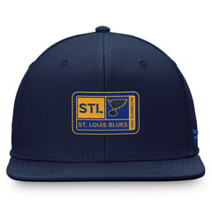 St. Louis Blues - Fanatics Authentic Pro Training Camp Snapback Hat Navy