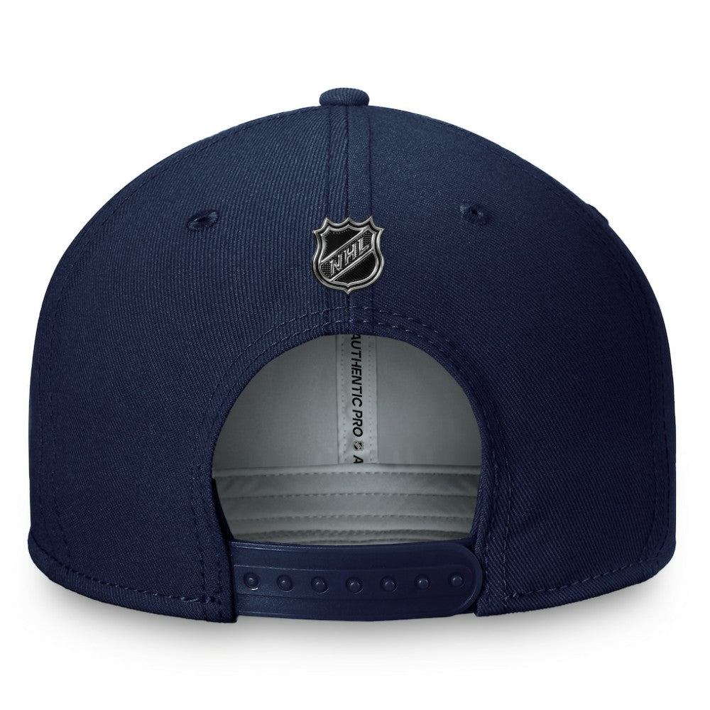 St. Louis Blues - Fanatics Authentic Pro Training Camp Snapback Hat Navy