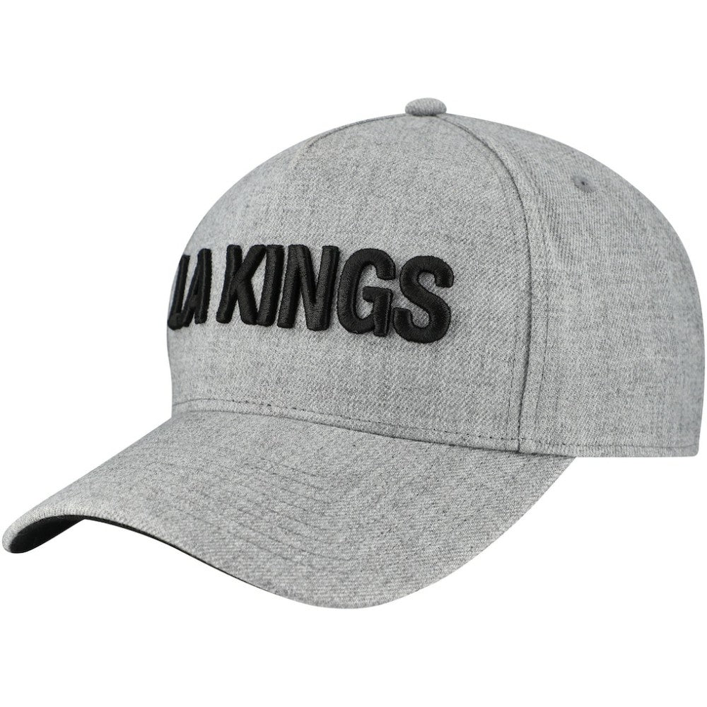 Los Angeles Kings - Fanatics Elements A-Frame Leather Strapback Hat Heather Gray