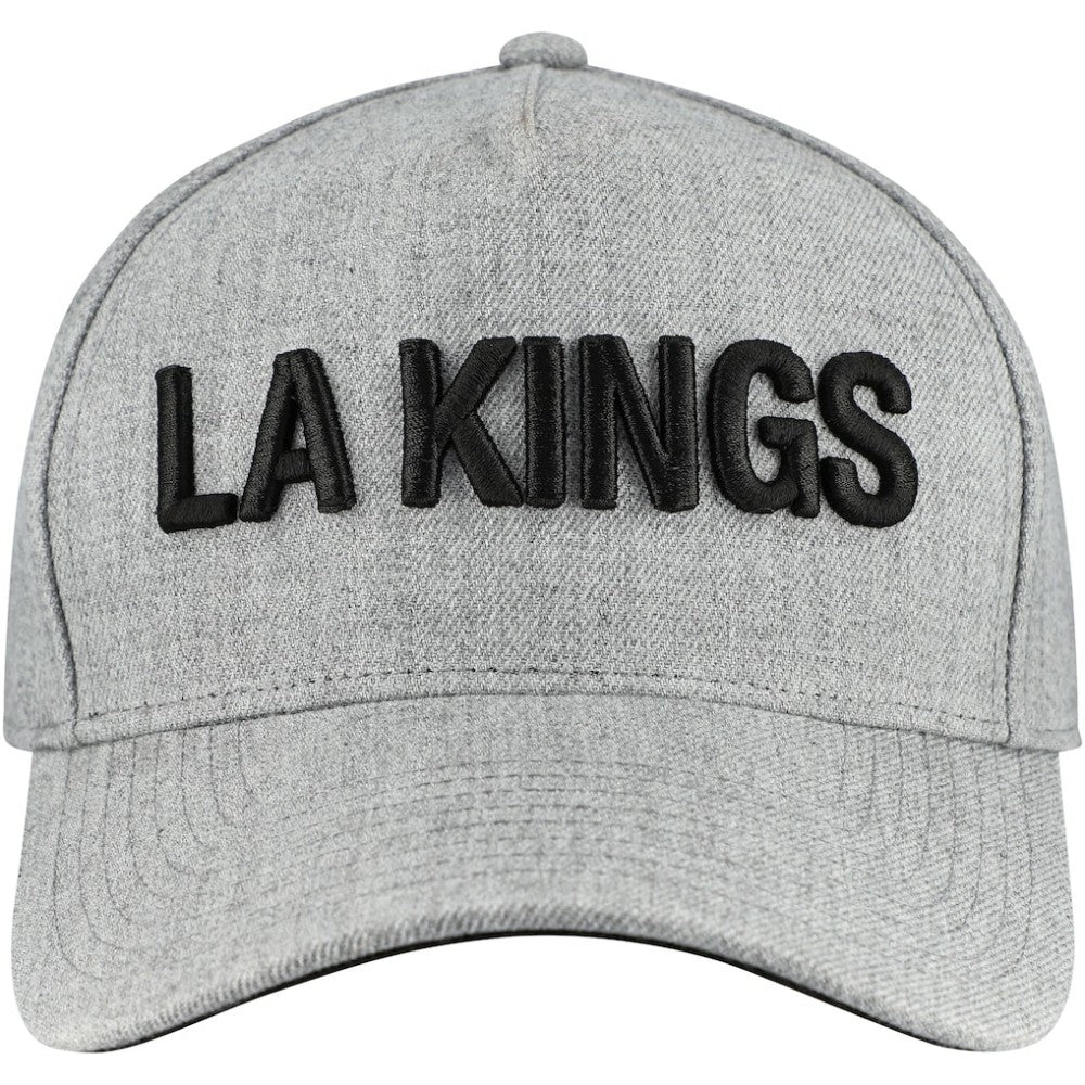 Los Angeles Kings - Fanatics Elements A-Frame Leather Strapback Hat Heather Gray