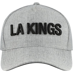 Los Angeles Kings - Fanatics Elements A-Frame Leather Strapback Hat Heather Gray