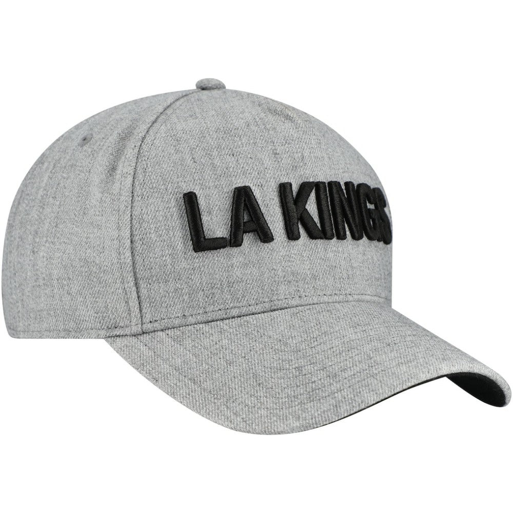 Los Angeles Kings - Fanatics Elements A-Frame Leather Strapback Hat Heather Gray