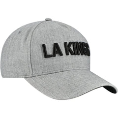 Los Angeles Kings - Fanatics Elements A-Frame Leather Strapback Hat Heather Gray