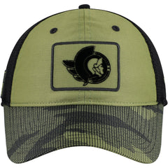 Ottawa Senators - Fanatics Military Appreciation Trucker Adjustable Hat Olive