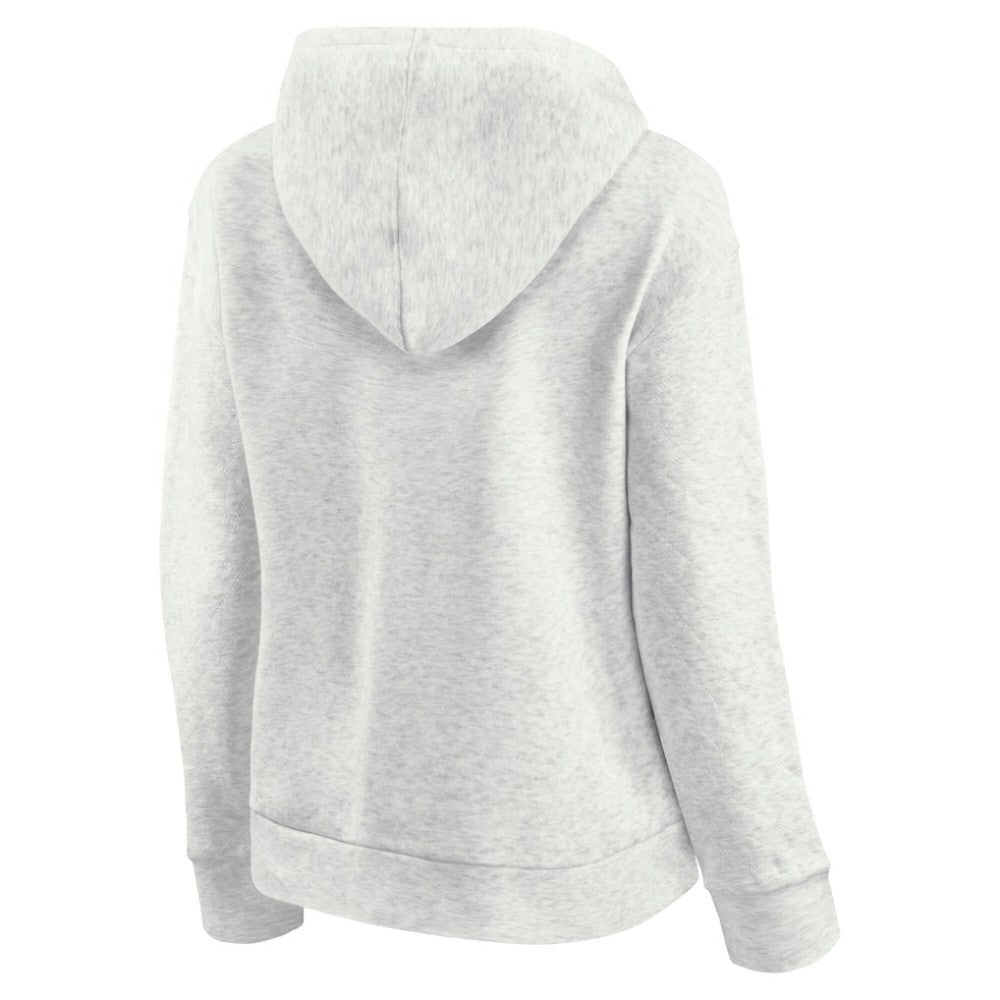 Ottawa Senators - Fanatics Women's True Classics Quilted Pullover Hoodie Oatmeal