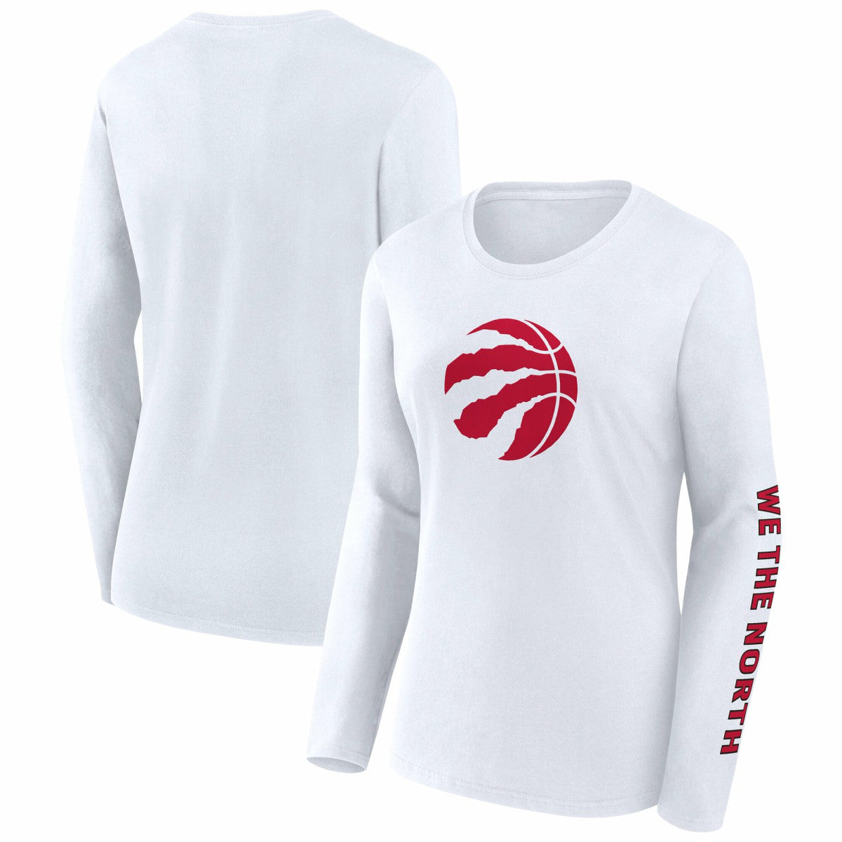 Fanatics - Toronto Raptors Women's Long Sleeve T-Shirt - White