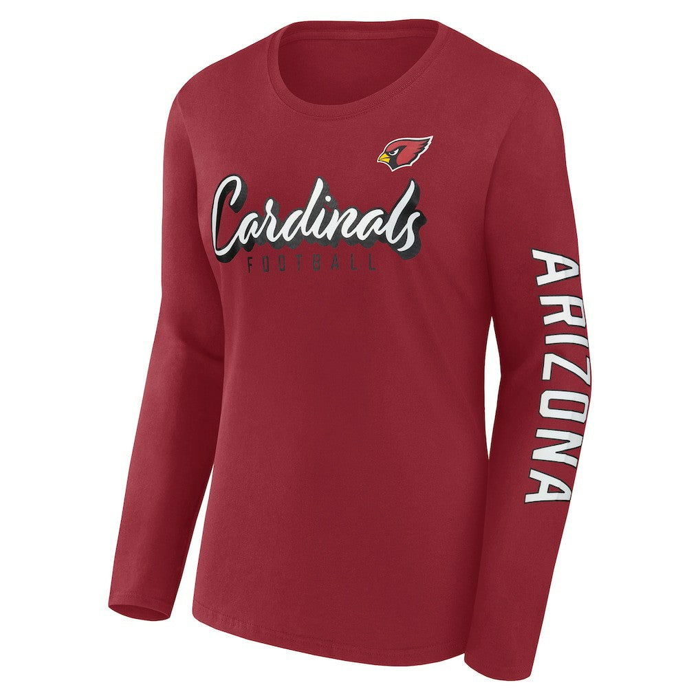 Arizona Cardinals Women's Cheerleader Long Sleeve T-Shirt Cardinal - Fanatics