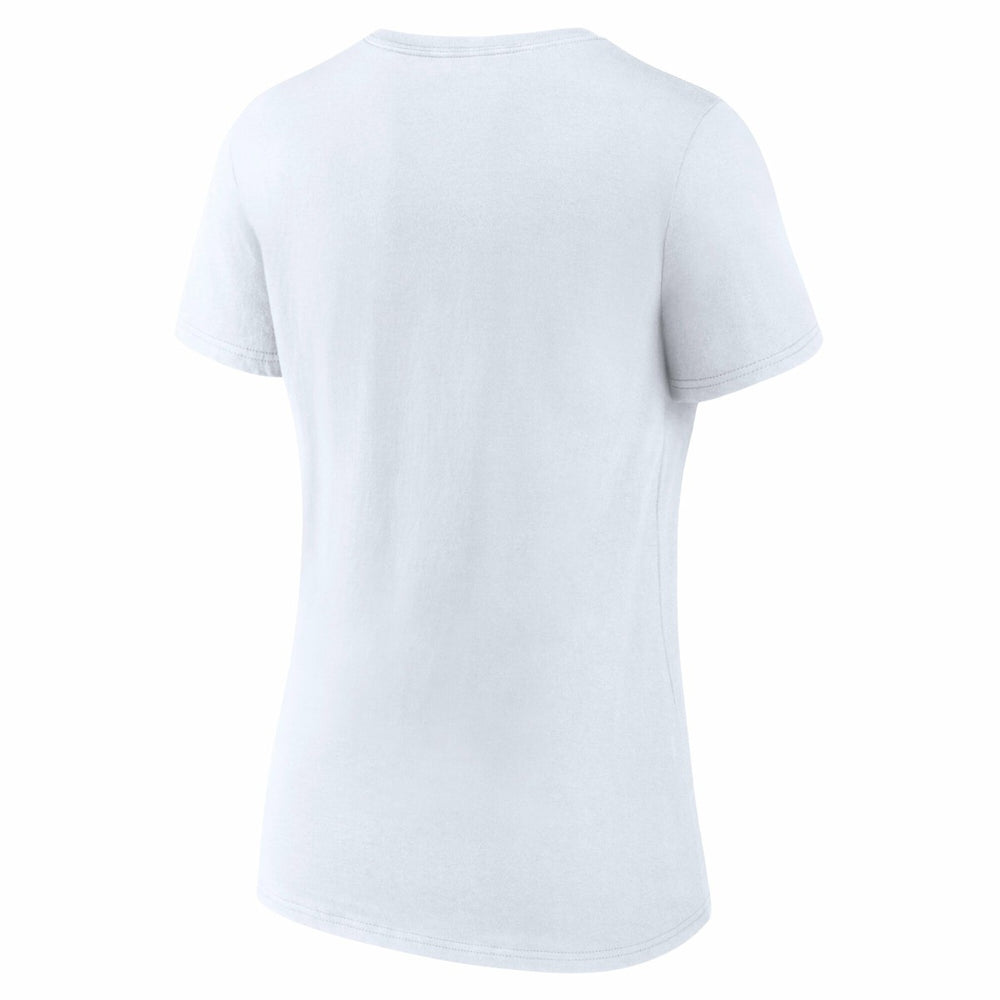 Fanatics - Milwaukee Bucks Women's Bench Warmer V-Neck T-Shirt - White