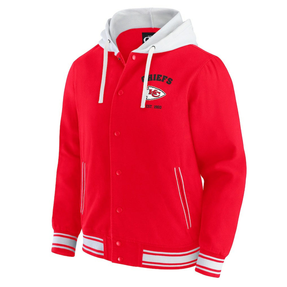 Kansas City Chiefs Darius Rucker Collection Full-Snap Hoodie Jacket Red - Fanatics