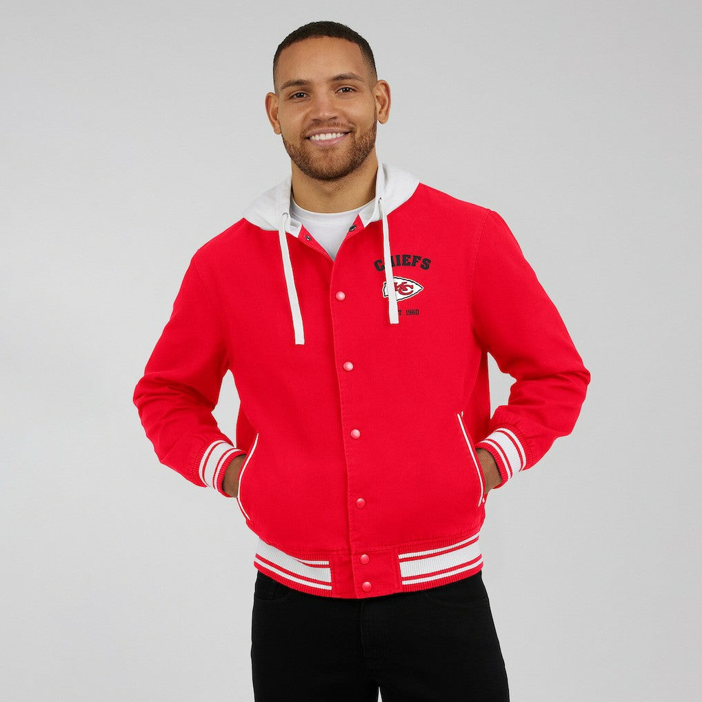 Kansas City Chiefs Darius Rucker Collection Full-Snap Hoodie Jacket Red - Fanatics