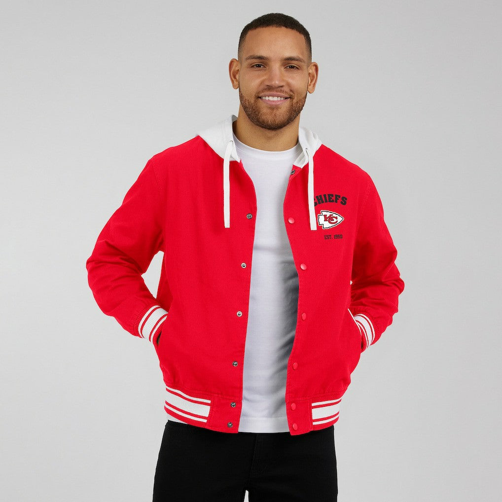 Kansas City Chiefs Darius Rucker Collection Full-Snap Hoodie Jacket Red - Fanatics