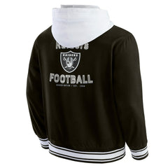 Las Vegas Raiders Darius Rucker Collection Full-Snap Hoodie Jacket Black - Fanatics