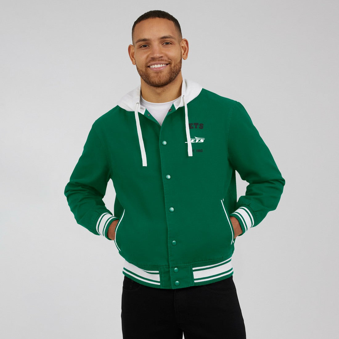 New York Jets Darius Rucker Collection Full-Snap Hoodie Jacket Green - Fanatics