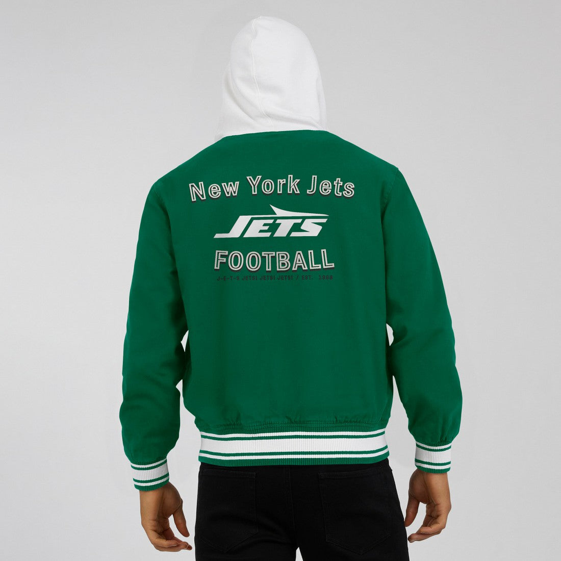 New York Jets Darius Rucker Collection Full-Snap Hoodie Jacket Green - Fanatics