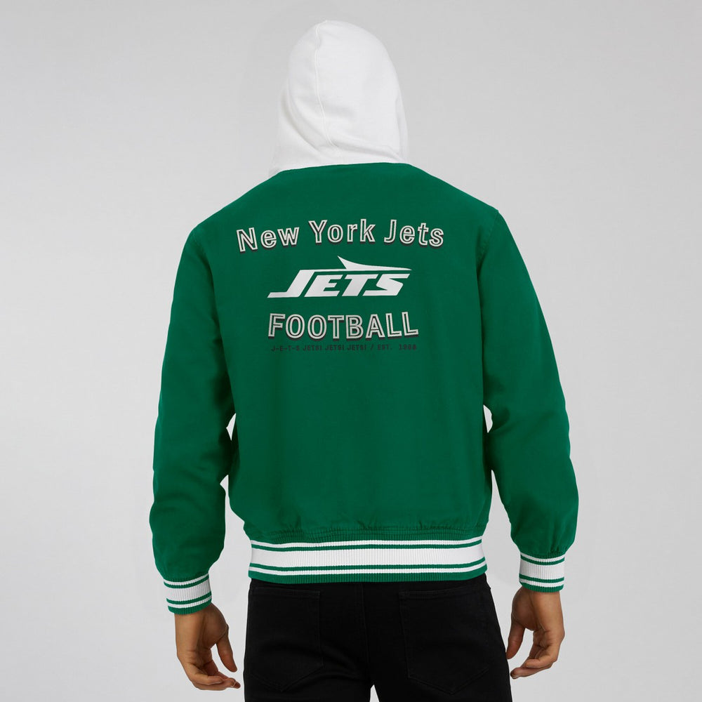 New York Jets Darius Rucker Collection Full-Snap Hoodie Jacket Green - Fanatics
