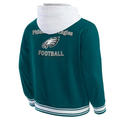 Philadelphia Eagles Darius Rucker Collection Full-Snap Hoodie Jacket Midnight Green - Fanatics