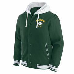 Green Bay Packers Darius Rucker Collection Full-Snap Hoodie Jacket Green - Fanatics