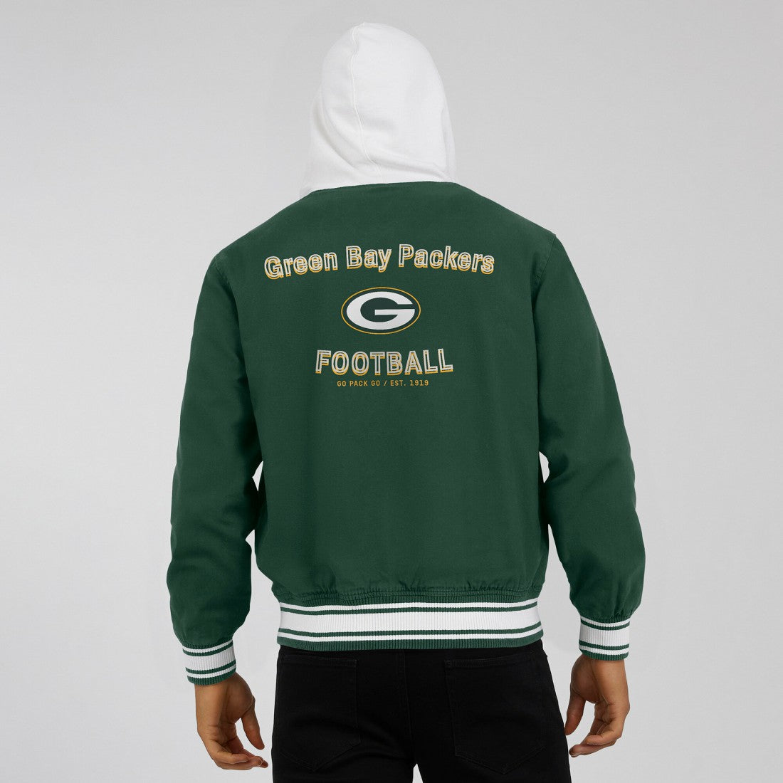 Green Bay Packers Darius Rucker Collection Full-Snap Hoodie Jacket Green - Fanatics