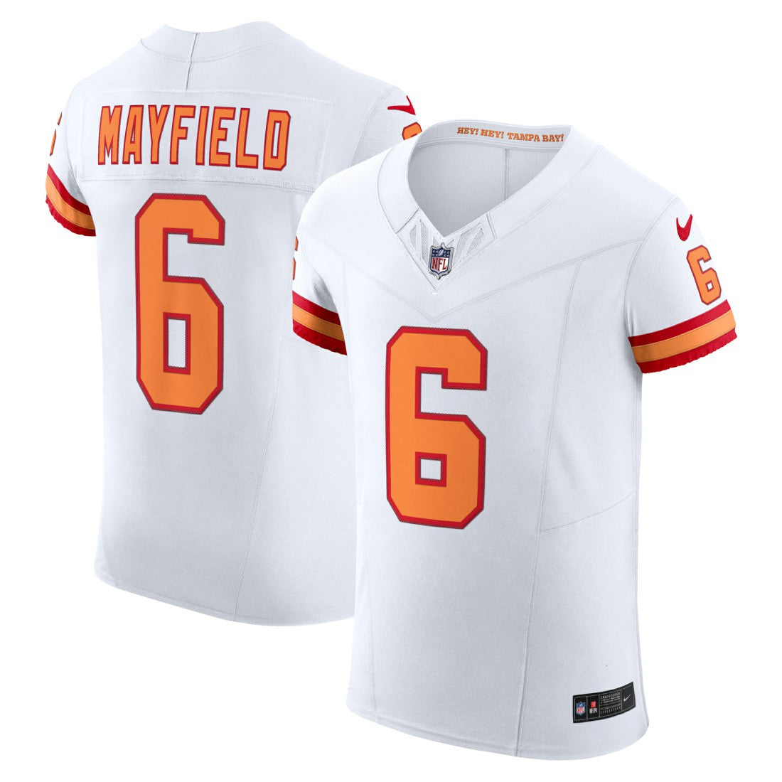 Baker Mayfield Tampa Bay Buccaneers The '76 Jersey Vapor F.U.S.E. Elite Jersey White - Nike