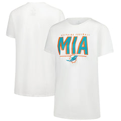Miami Dolphins Women's Cheerleader T-Shirt White - Fanatics