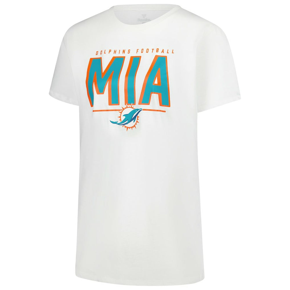 Miami Dolphins Women's Cheerleader T-Shirt White - Fanatics