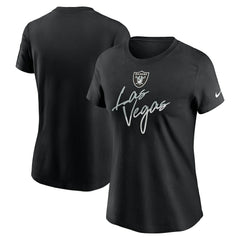 Las Vegas Raiders Women's Team City Roll T-Shirt Black - Nike