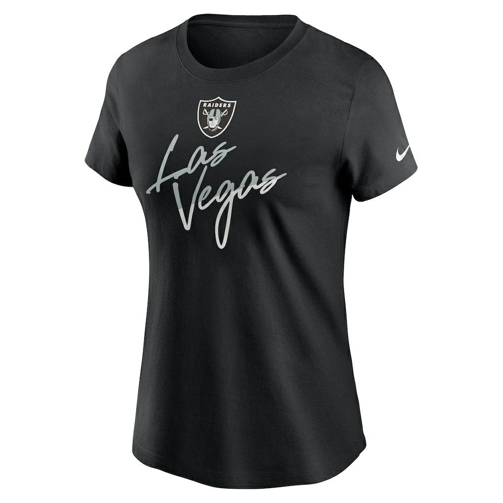 Las Vegas Raiders Women's Team City Roll T-Shirt Black - Nike