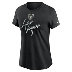 Las Vegas Raiders Women's Team City Roll T-Shirt Black - Nike