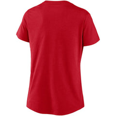Washington Nationals Nike Women's Local Team Tri-Blend V-Neck T-Shirt for sale