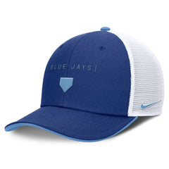 Toronto Blue Jays Nike Rise Diamond Plate Performance Trucker Flex Hat Sale