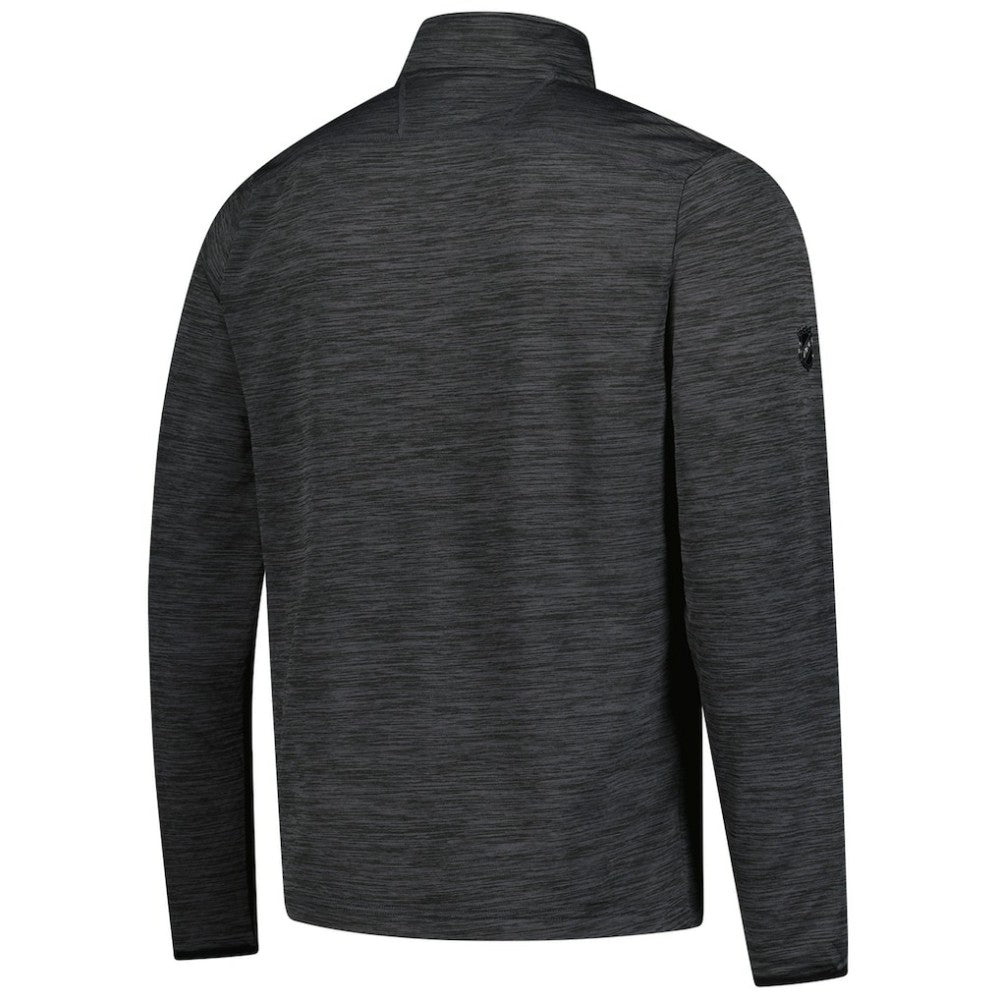 Calgary Flames - Fanatics Authentic Pro Lightweight Quarter-Zip Pullover Heather Charcoal