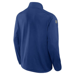 Vancouver Canucks - Fanatics Authentic Pro Rink Quarter-Zip Top Blue
